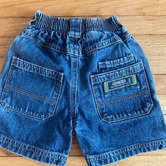 ☁️ 5/$20 Oshkosh Jean Denim Shorts 12M - Picture 3 of 4
